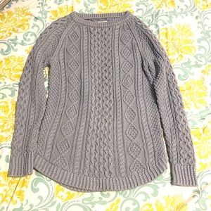 L.L. Bean XS Women's Fisherman Tunic Sweater NWT